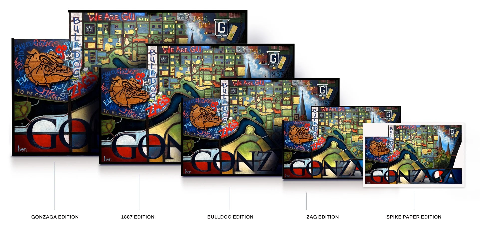 University Collection The UNIVERSITY Collection - by ben joyce — ben - Painter of Place