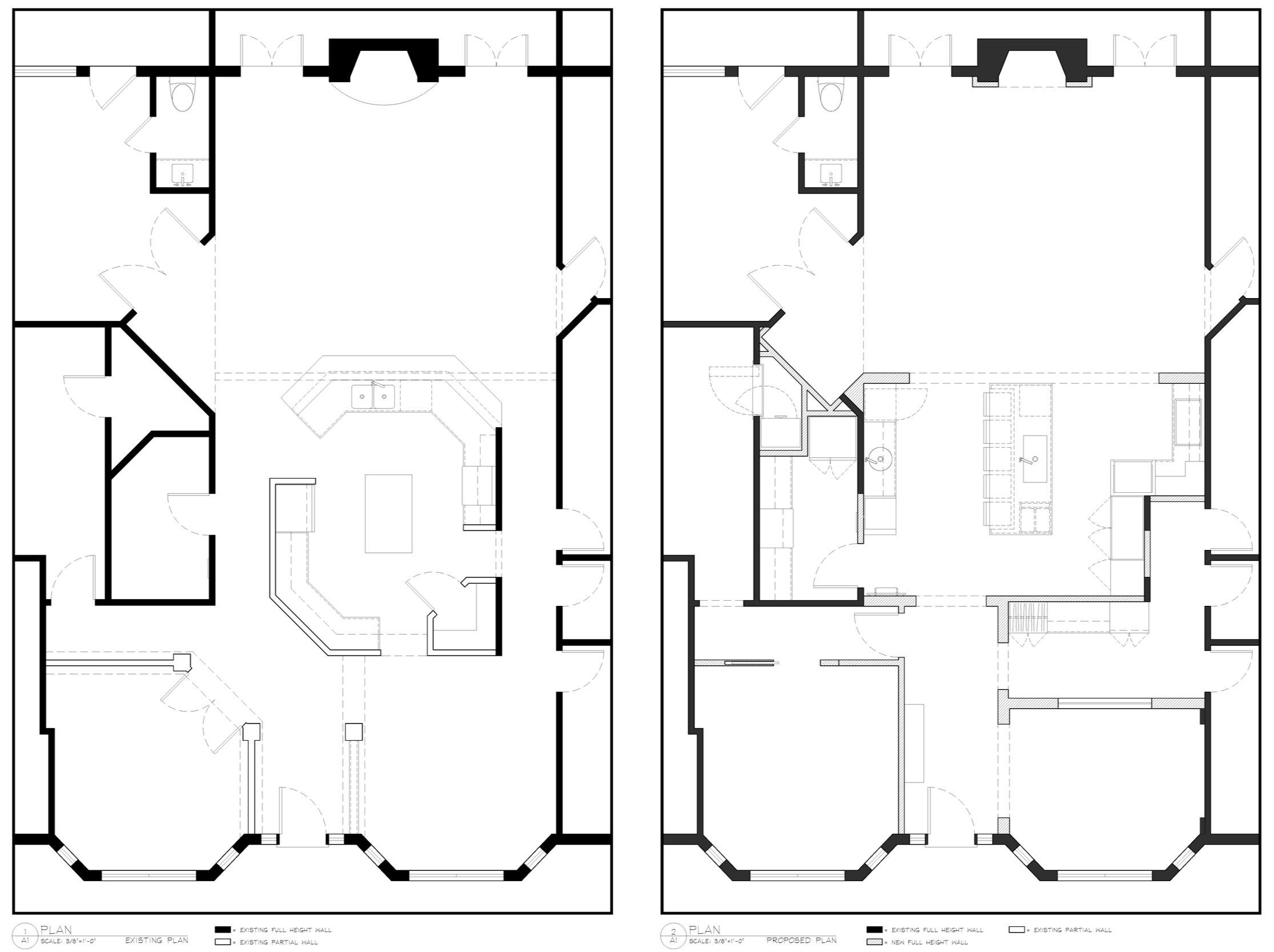 BEFORE + AFTER PLANS