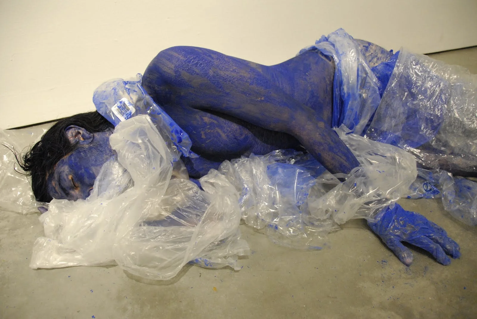 artist Emilio Rojas in 'Plastic Nightmare: Northern Pacific Gyre'. see http://www.performancero.com/2010/07/plastic-nightmare-northern-pacific-gyre.html