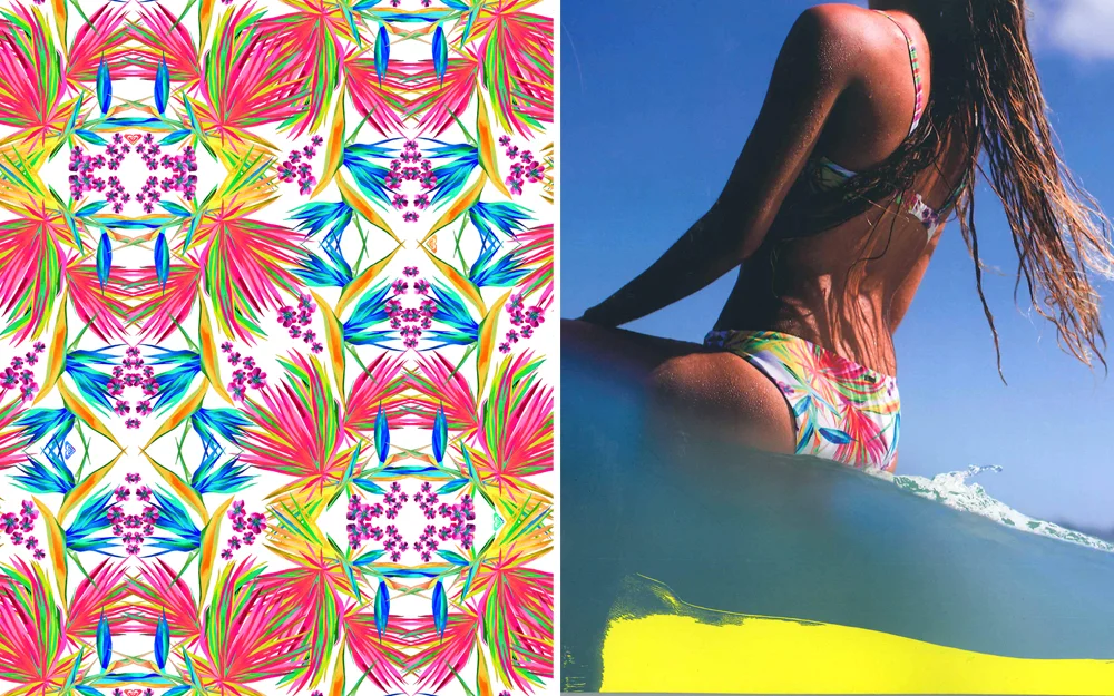 tropical jungle / mirrored tropical