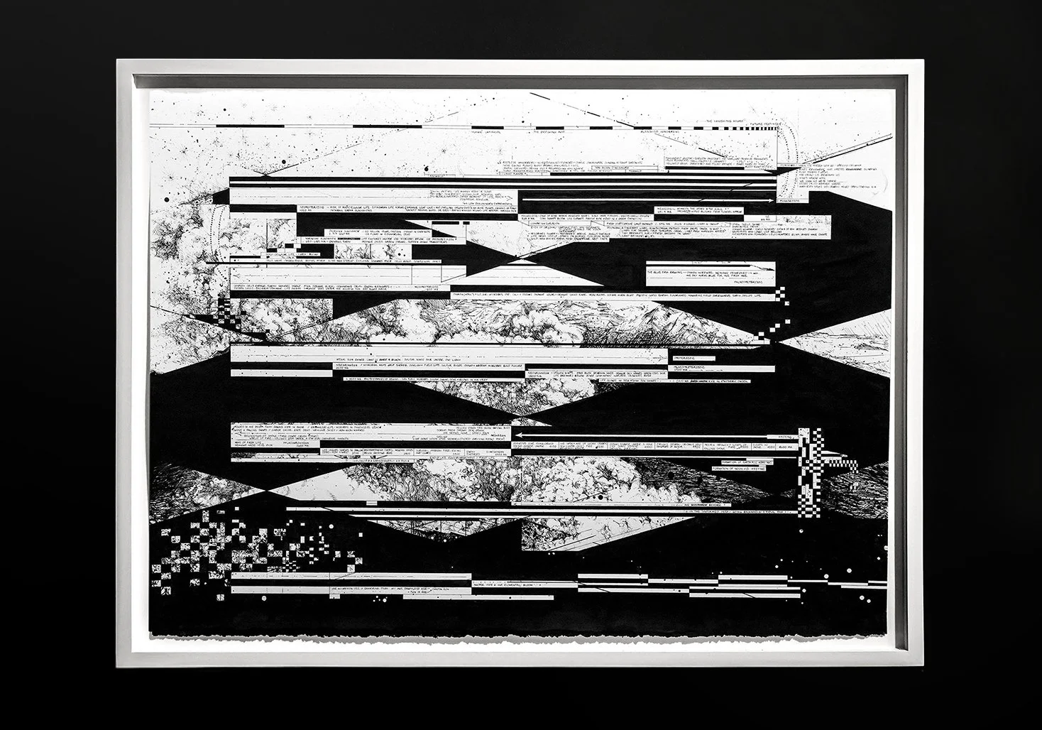 Ink on Paper: Vanishing Hour