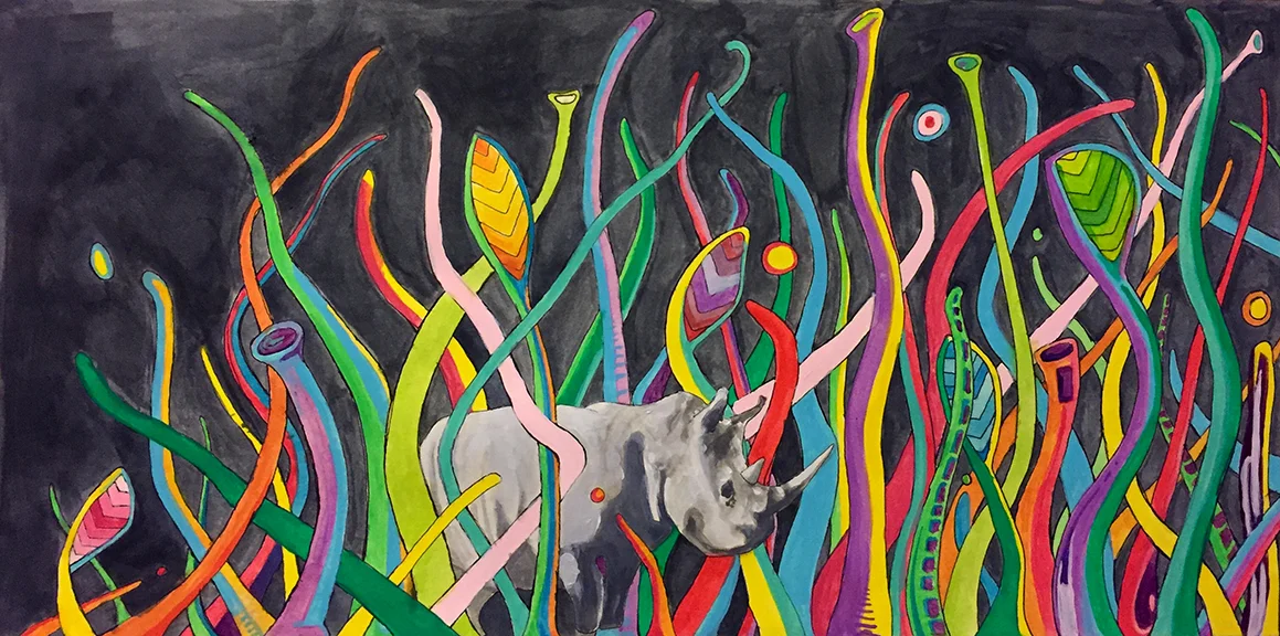 Maxwell's Psychedelic Forest: Rhino