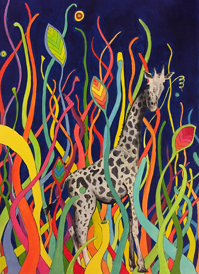 Maxwell's Psychedelic Forest: Giraffe
