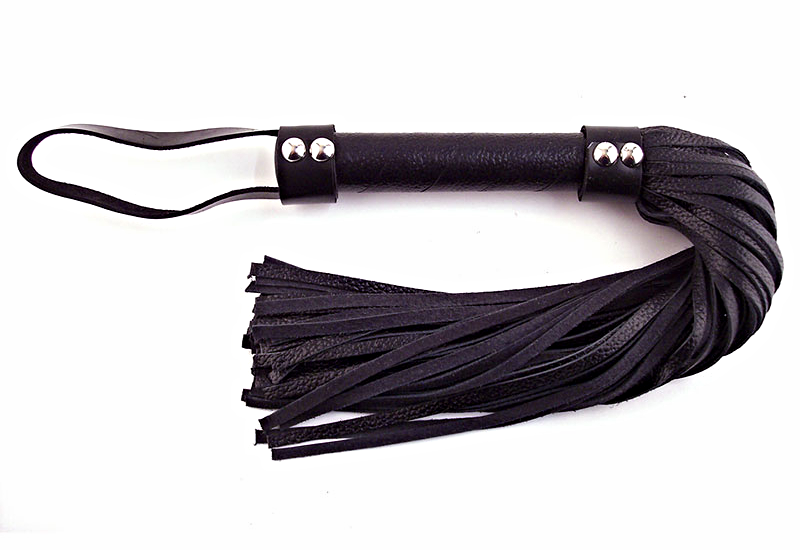Rouge Garments "H" Style Flogger in black leather