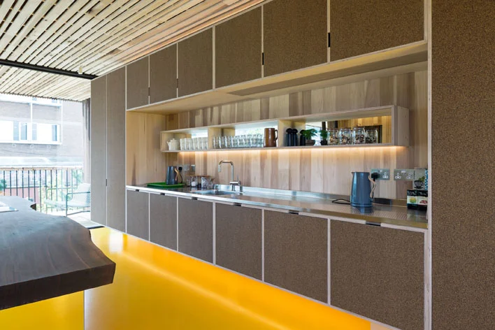 Bespoke Plywood Furniture by Uncommon Projects, Maggie's Oldham
