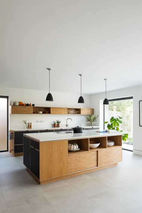Bespoke Plywood Island by Uncommon Projects