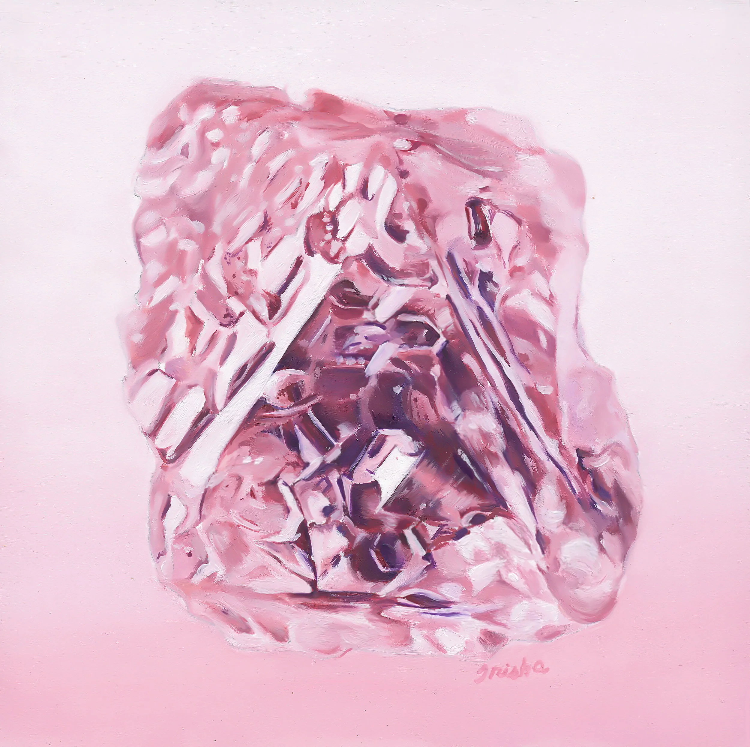 Pink Diamond, oil on board, Trisha Thompson Adams 2016