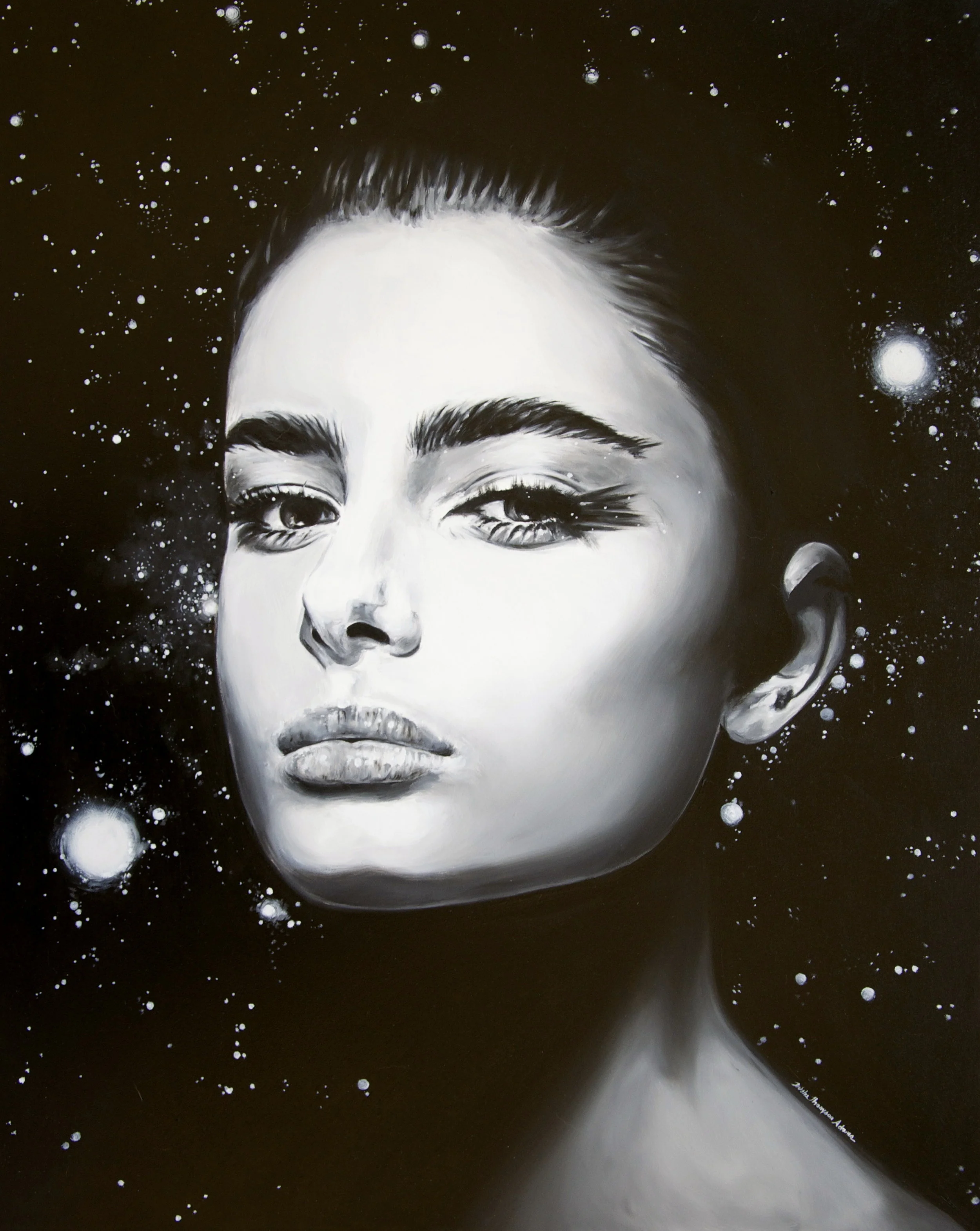 Lumina, oil on board, 2015