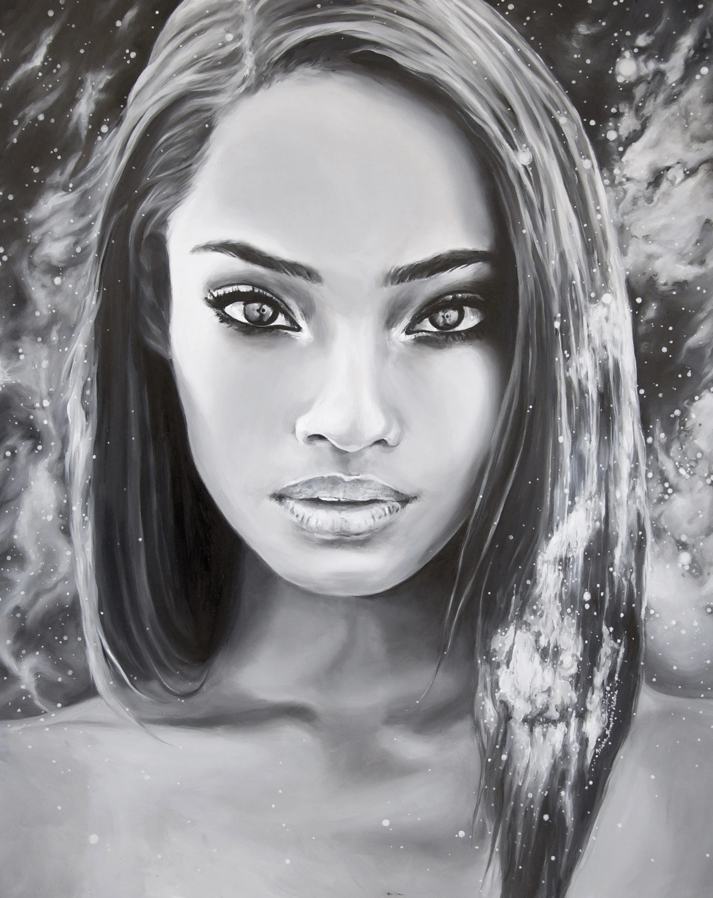 Nephthysus, oil on board, 2015