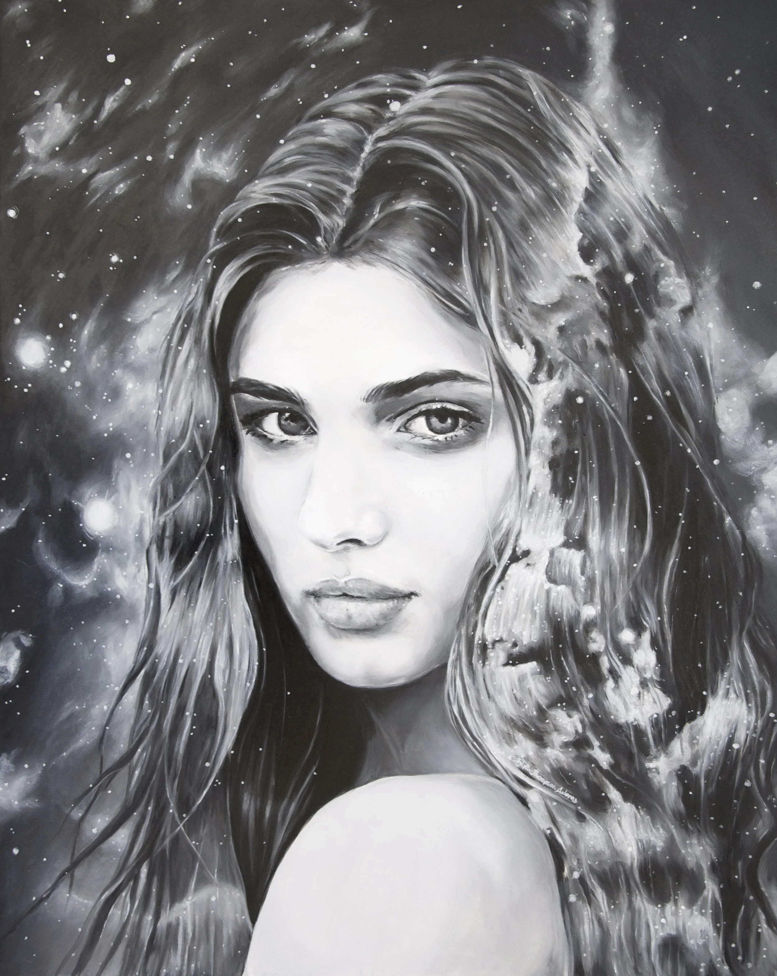 Anaitisa, oil on board, 2015
