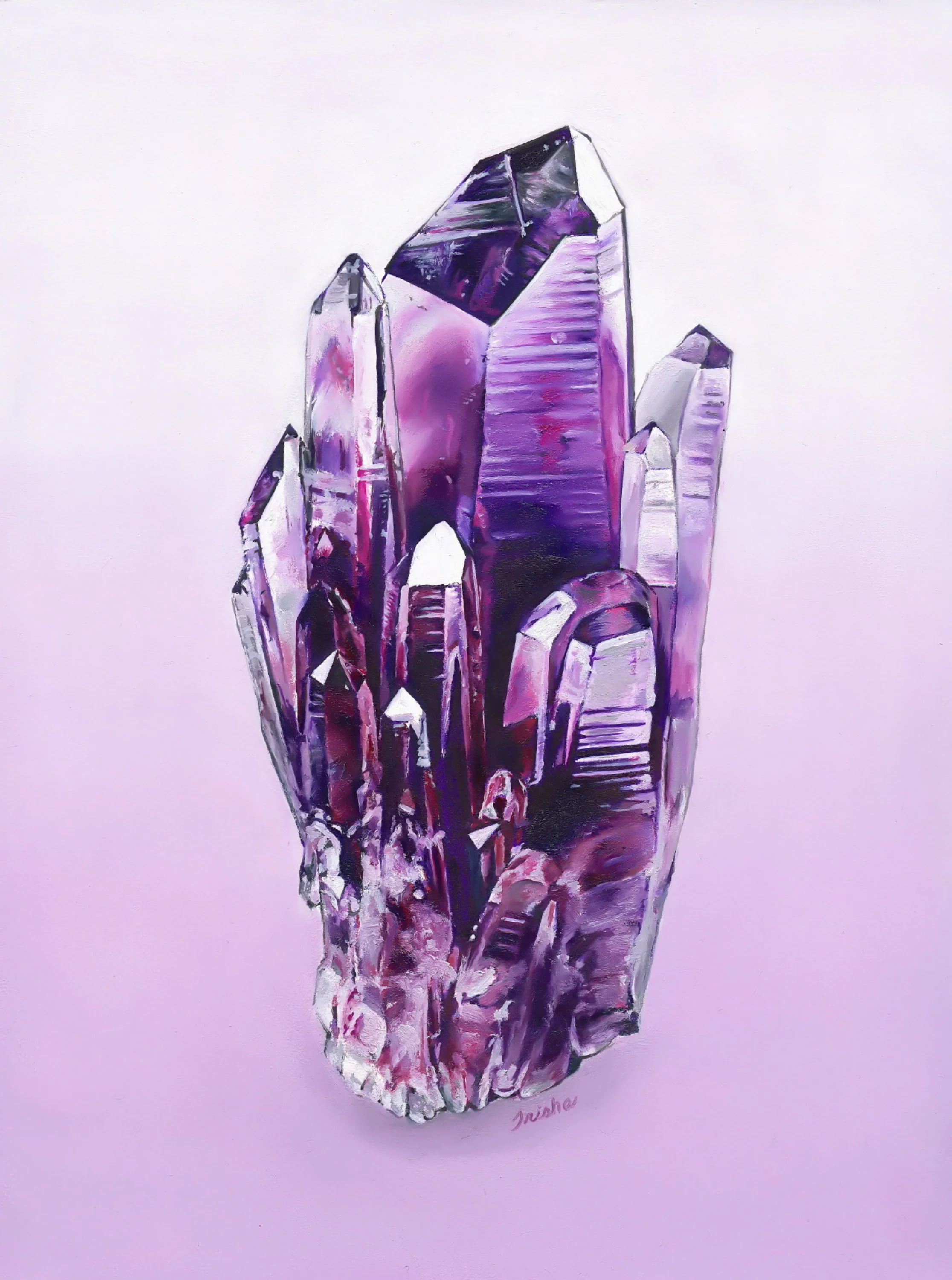 Amethyst (ITEM NO: 009) Print Size: 8x10 inches $12.50 Wholesale at 50% off $25 RRP