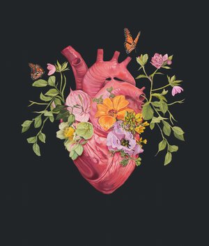 FLUTTER HEART Art Print — Trisha Thompson Adams