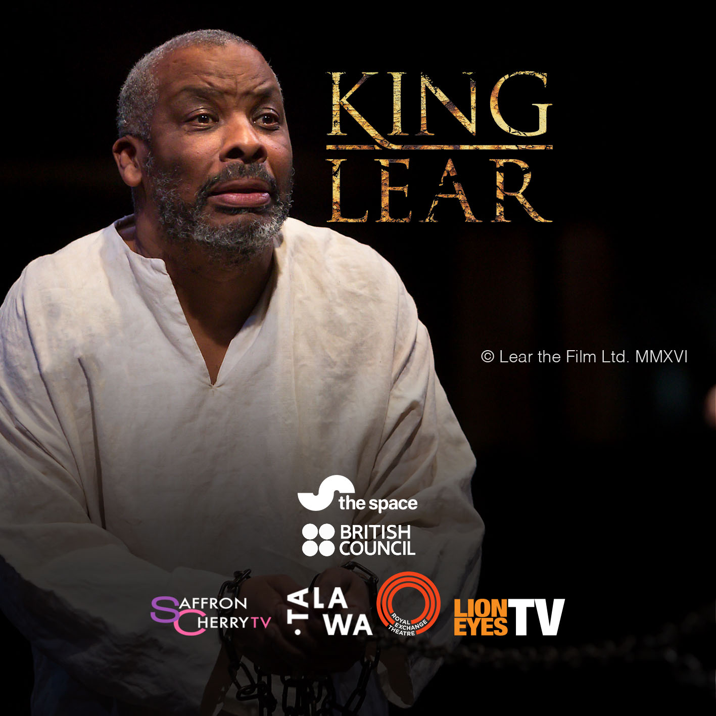 Don Warrington as King Lear in the adaptation of the play by William Shakespeare