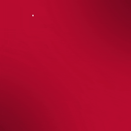 Animated sample of a social media post for Canada Life featuring white line art, text and icons on top of a red gradient background.