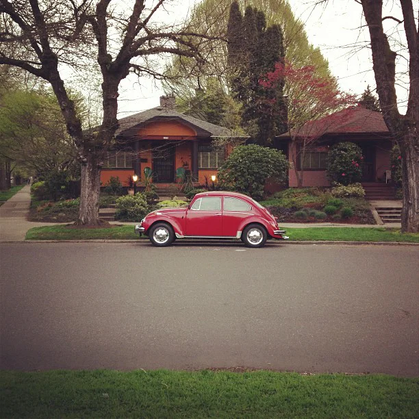 VW Beetle seen in Ladd's Addition