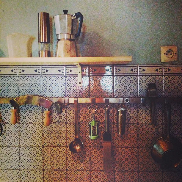 The kitchen in our Paris apartment