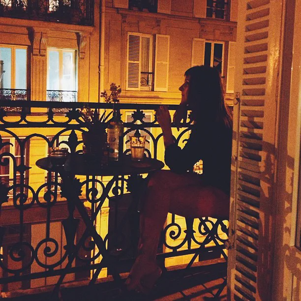 Our Paris balcony