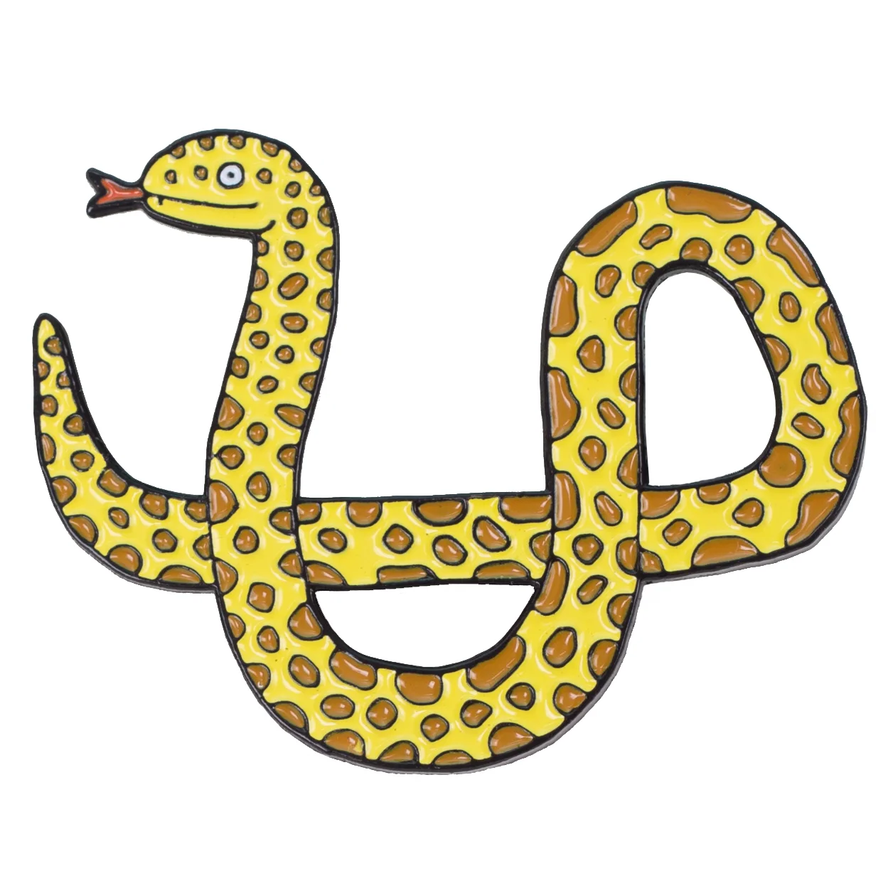 XL Banana Snake Enamel Pin - Currently not wholesale -