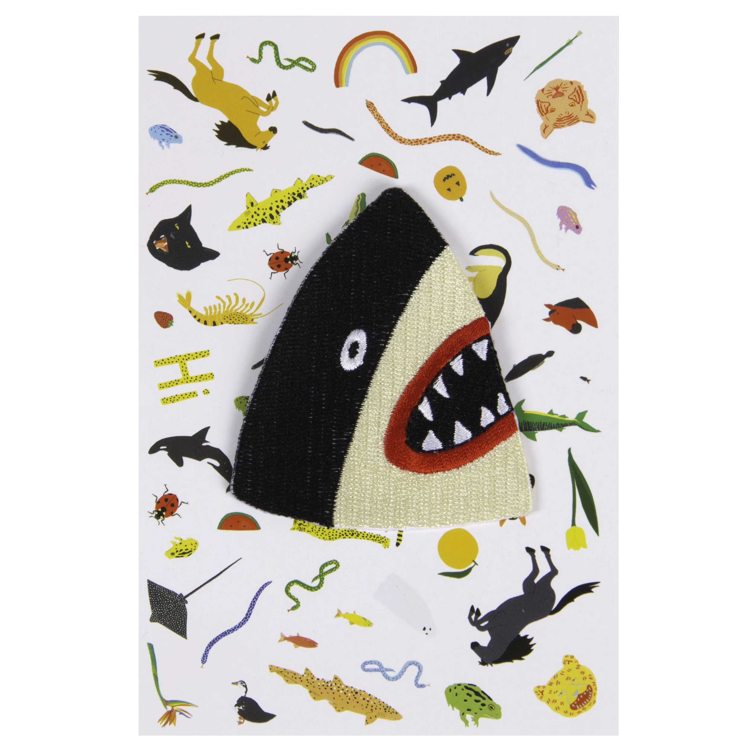 Dark Waters Shark Patch - $5 - minimum order 10