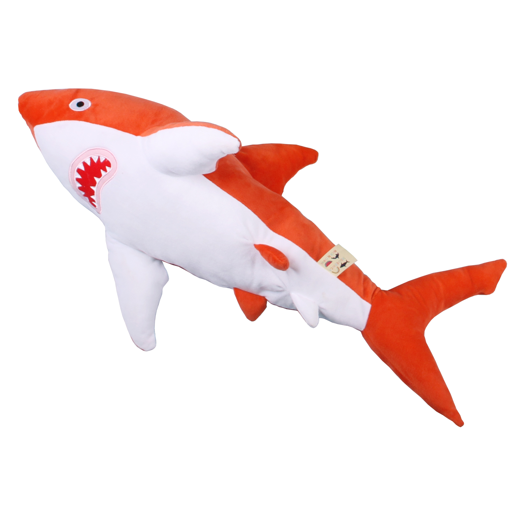 red shark plush