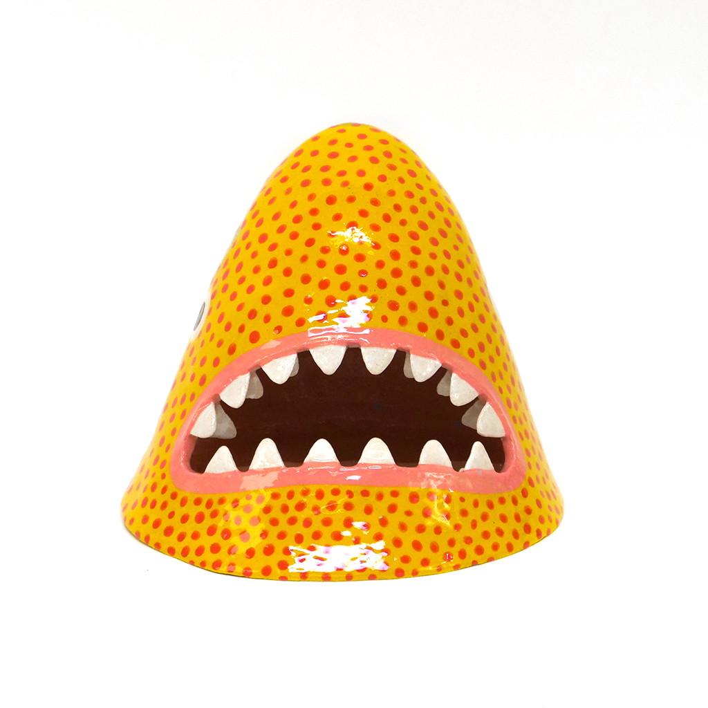 Medium Yellow and Red Dotted Shark.jpg