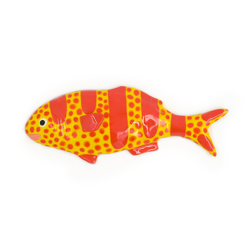 Medium Yellow and Red Striped:Dotted Fish.jpg