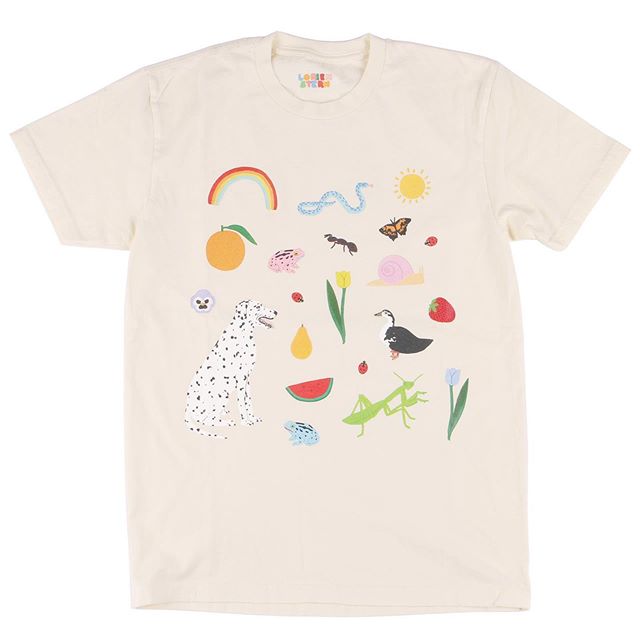 U know I love an off season garment. Garden Tee just dropped in the shop! I&rsquo;m going to be wearing this one a lot in the winter to help me get thru 💕🐛⛅️