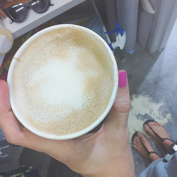 Saltbean soy latte..