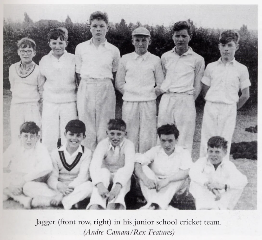 Current FLAG Paints Ltd Managing Director Tony Grover playing cricket with Mick Jagger a few years ago! (1959)
