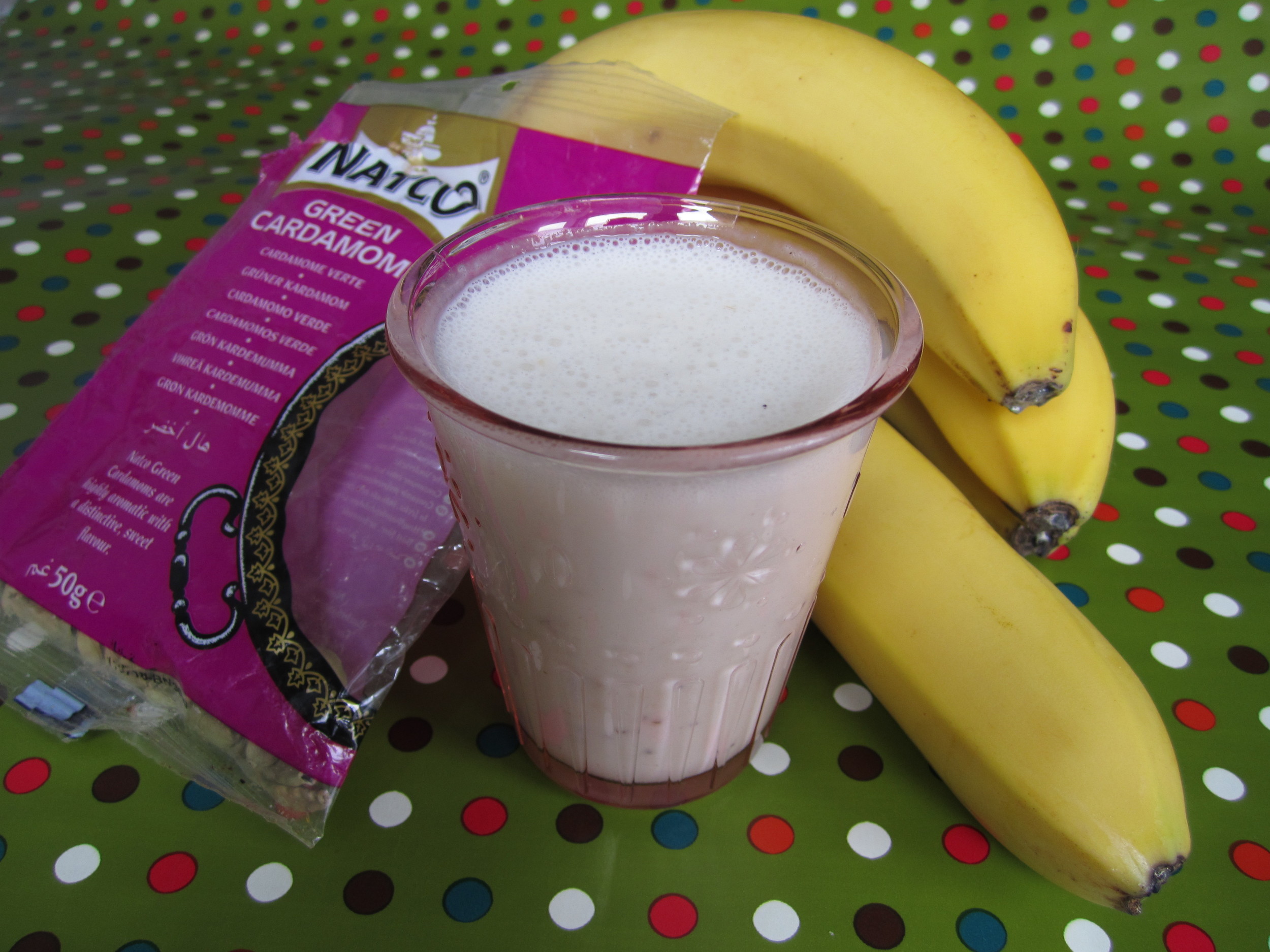 Lassi magic... banana for now, roll on Alphonso mango season...