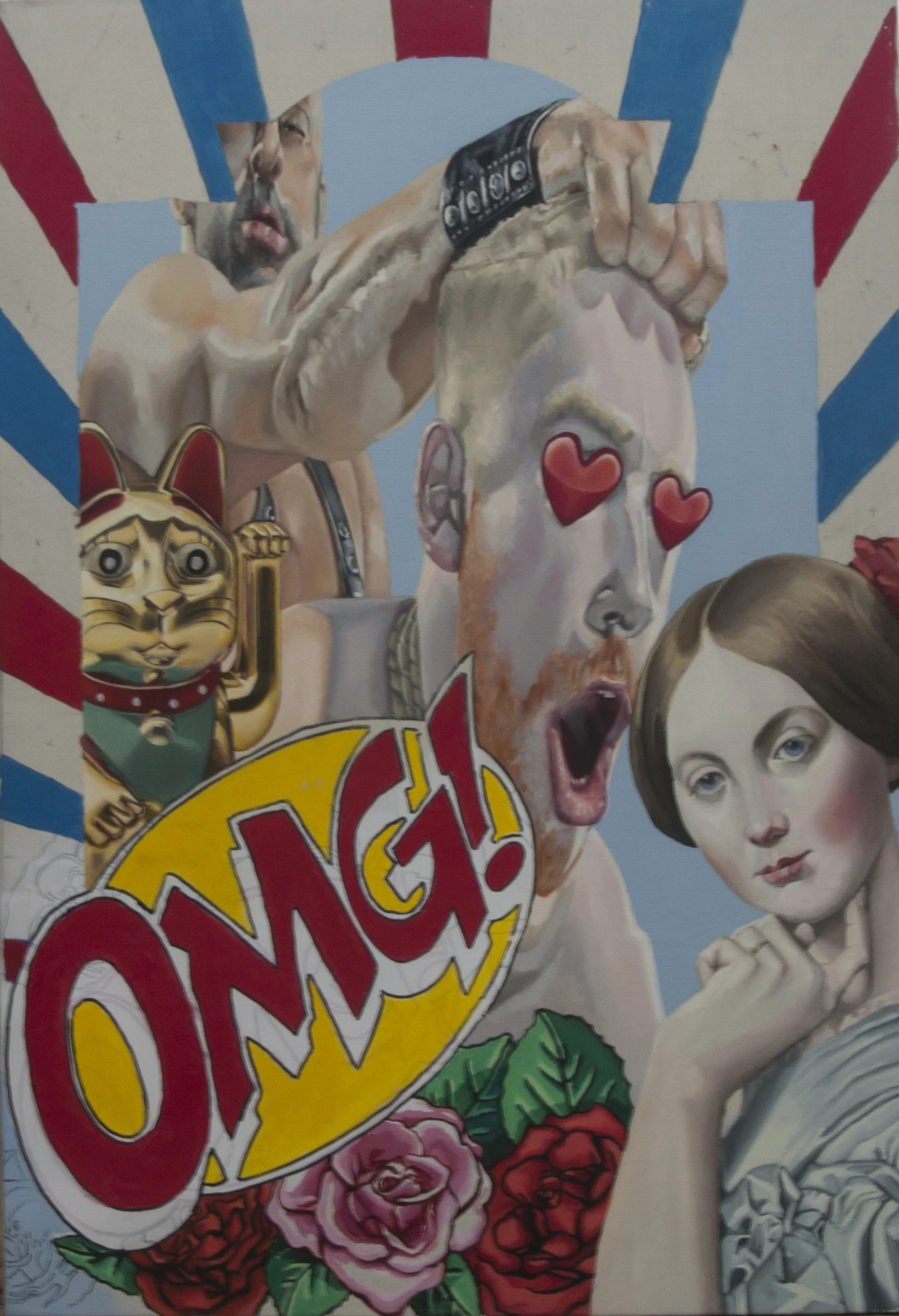 Óleo sobre lienzo /Oil on canvas 130 x 73 cm