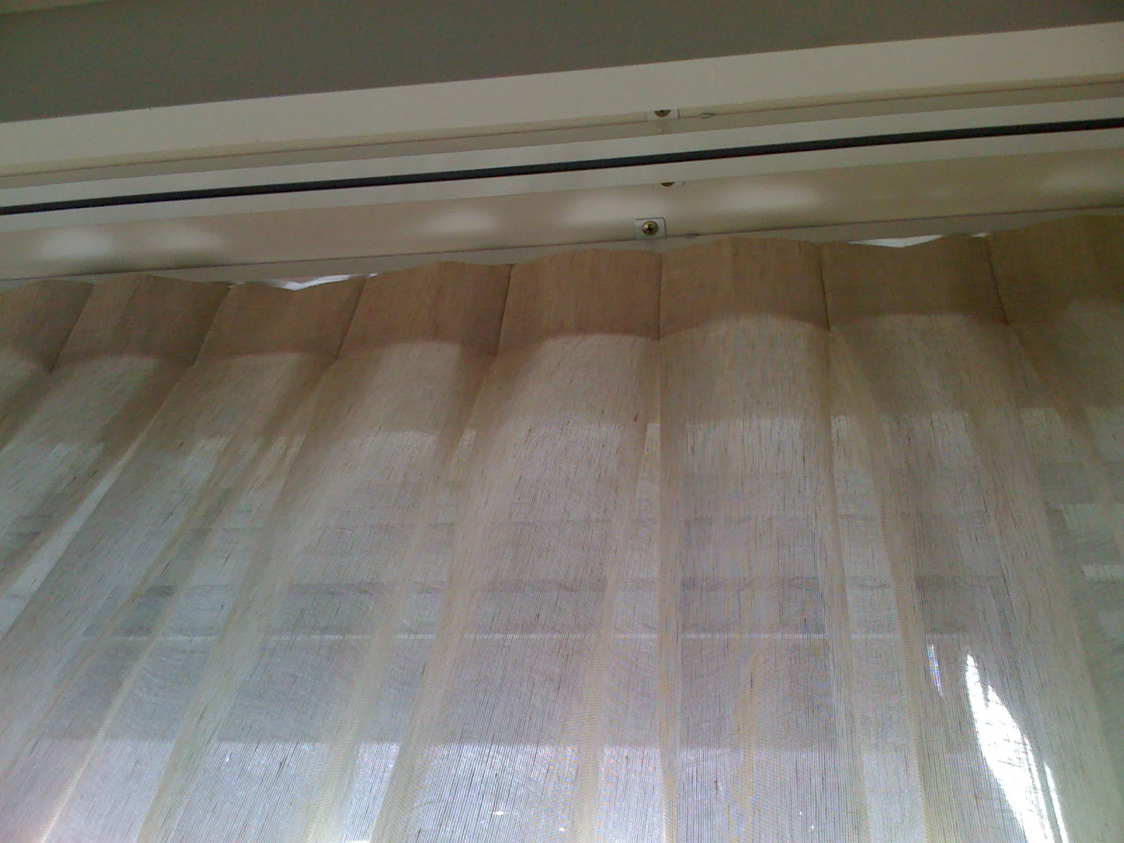 Curtain Sheer Reverse Box Pleat Heading, Kingscliffe
