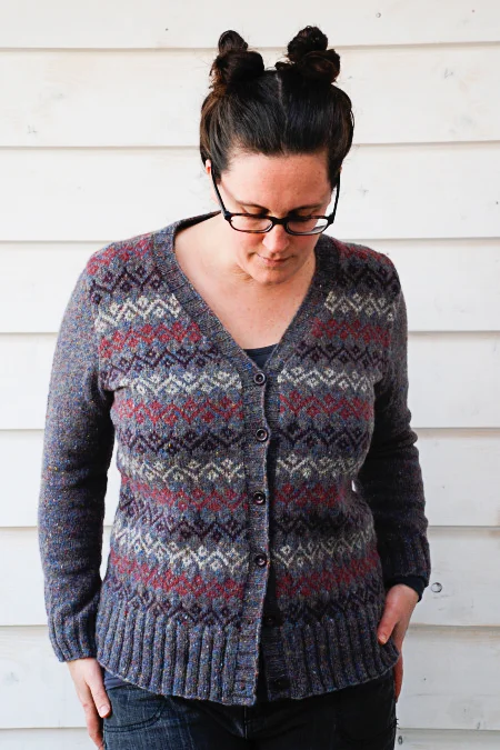 Colourwork by Jules, pattern is Ursula by Kate Davies