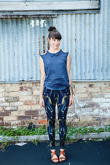 Sophie's amazing leggings. 