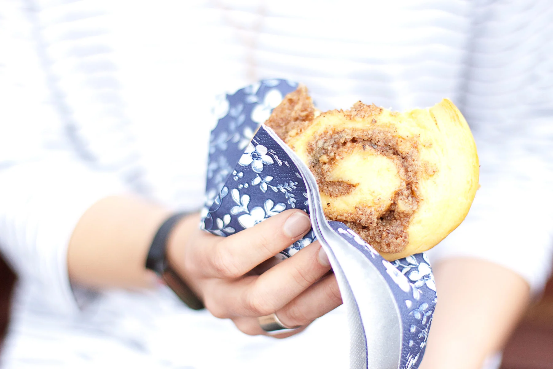 Goodbyes included afternoon tea with some delicious organic pastries from Loafer in Fitzroy. Photo by Siri Hayes.