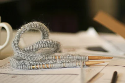 Casting on for a cowl