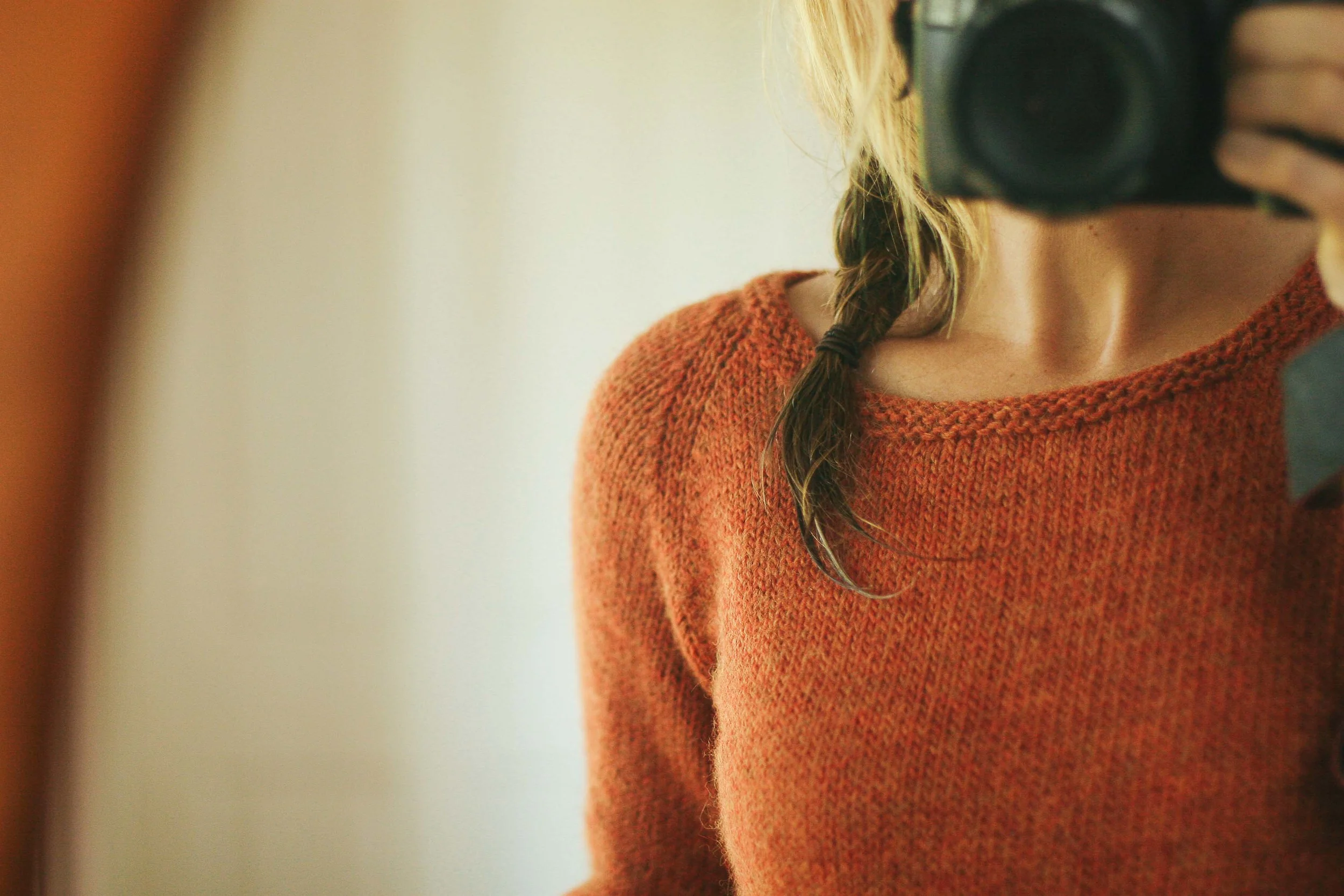 Lila - knitting and photo by Felicia Semple