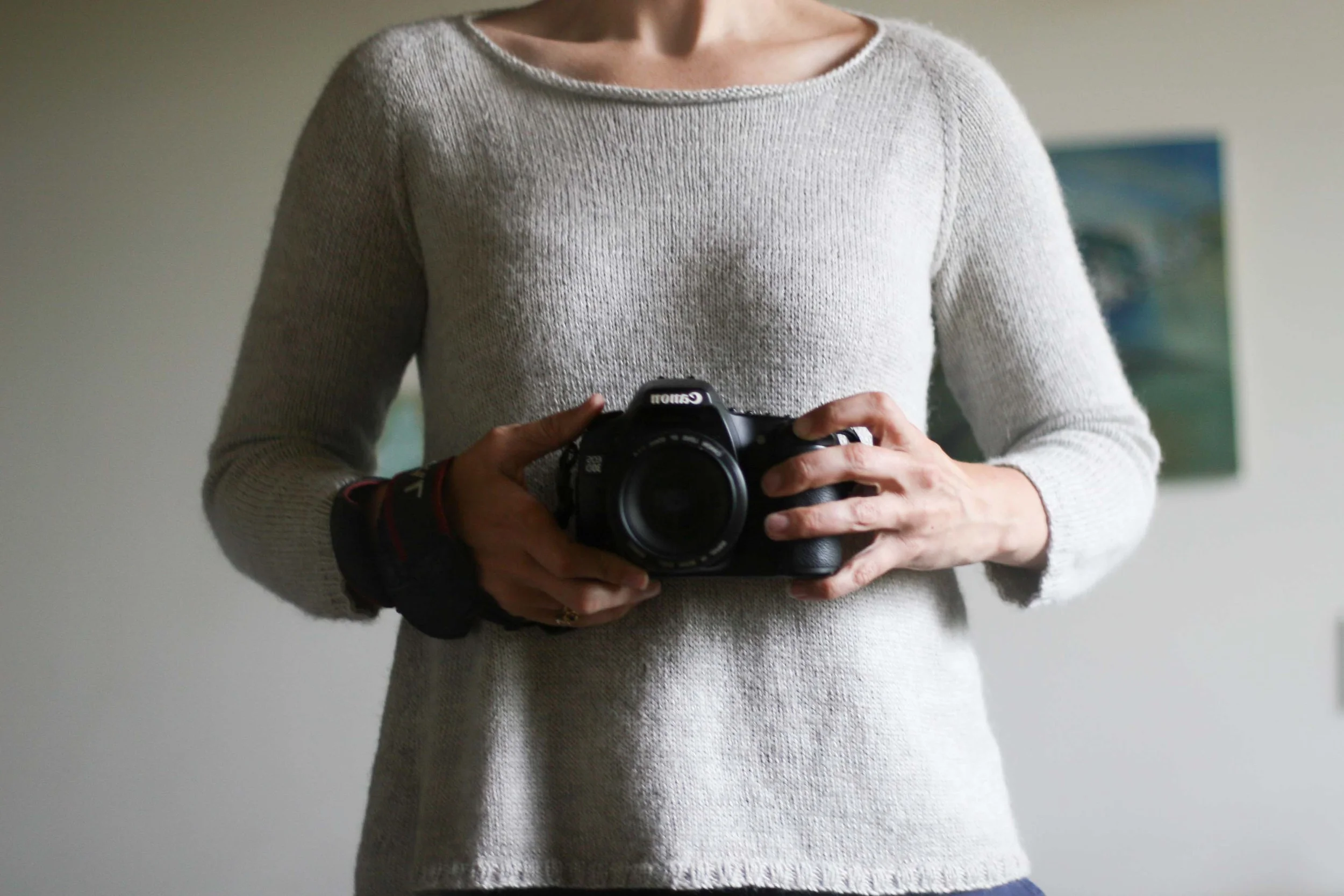 Perfect fit and she was made from Blue Sky Metalico which is the most beautiful naturally shaded Alpaca Silk blend.