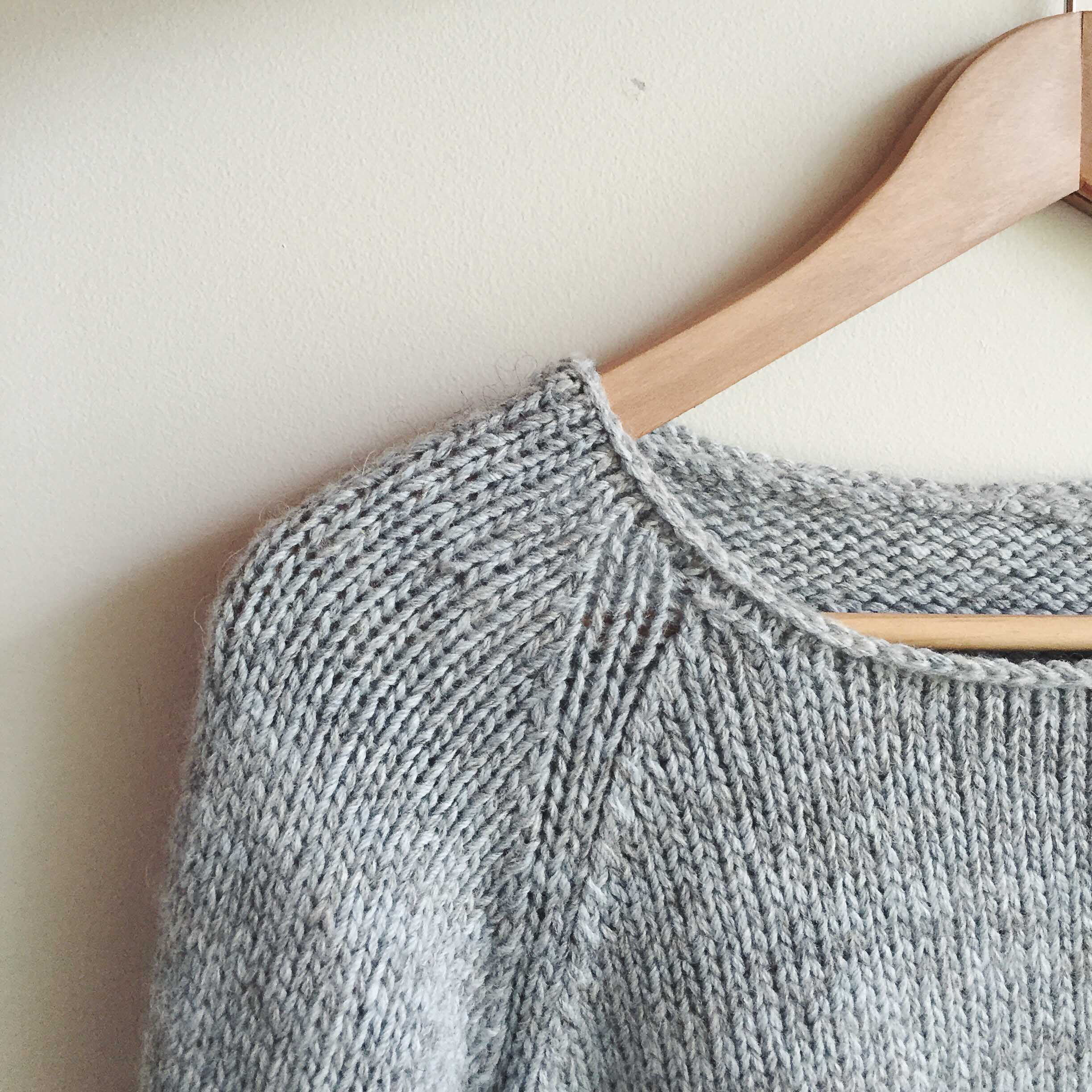 How to knit a simple neckline — The Craft Sessions