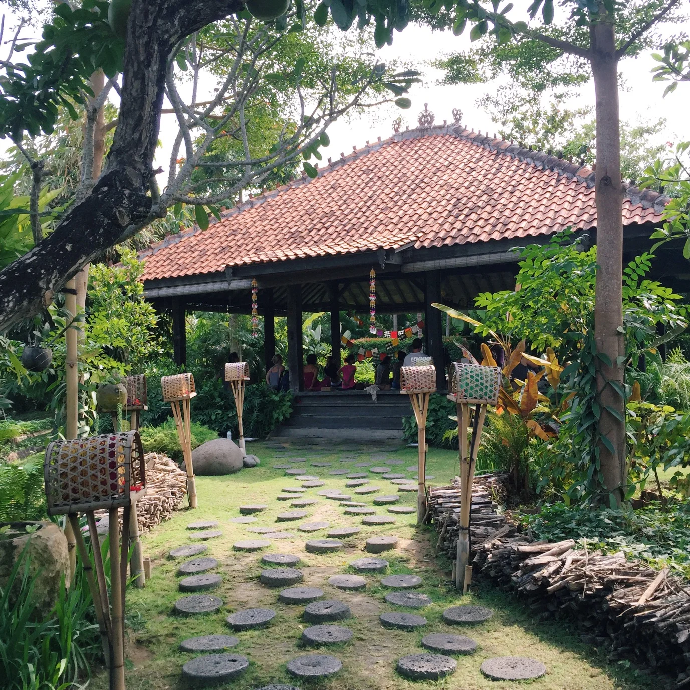 Yoga at (the magical) Desa Seni.