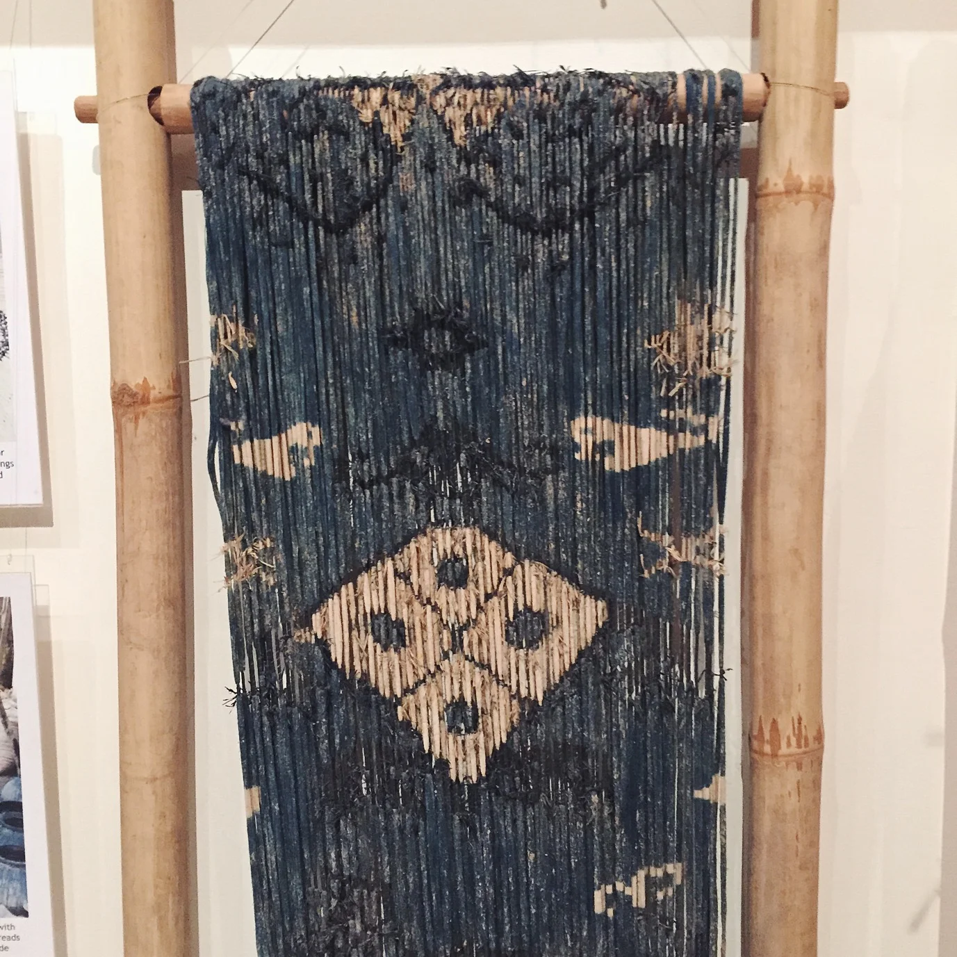 Part of the Ikat process.