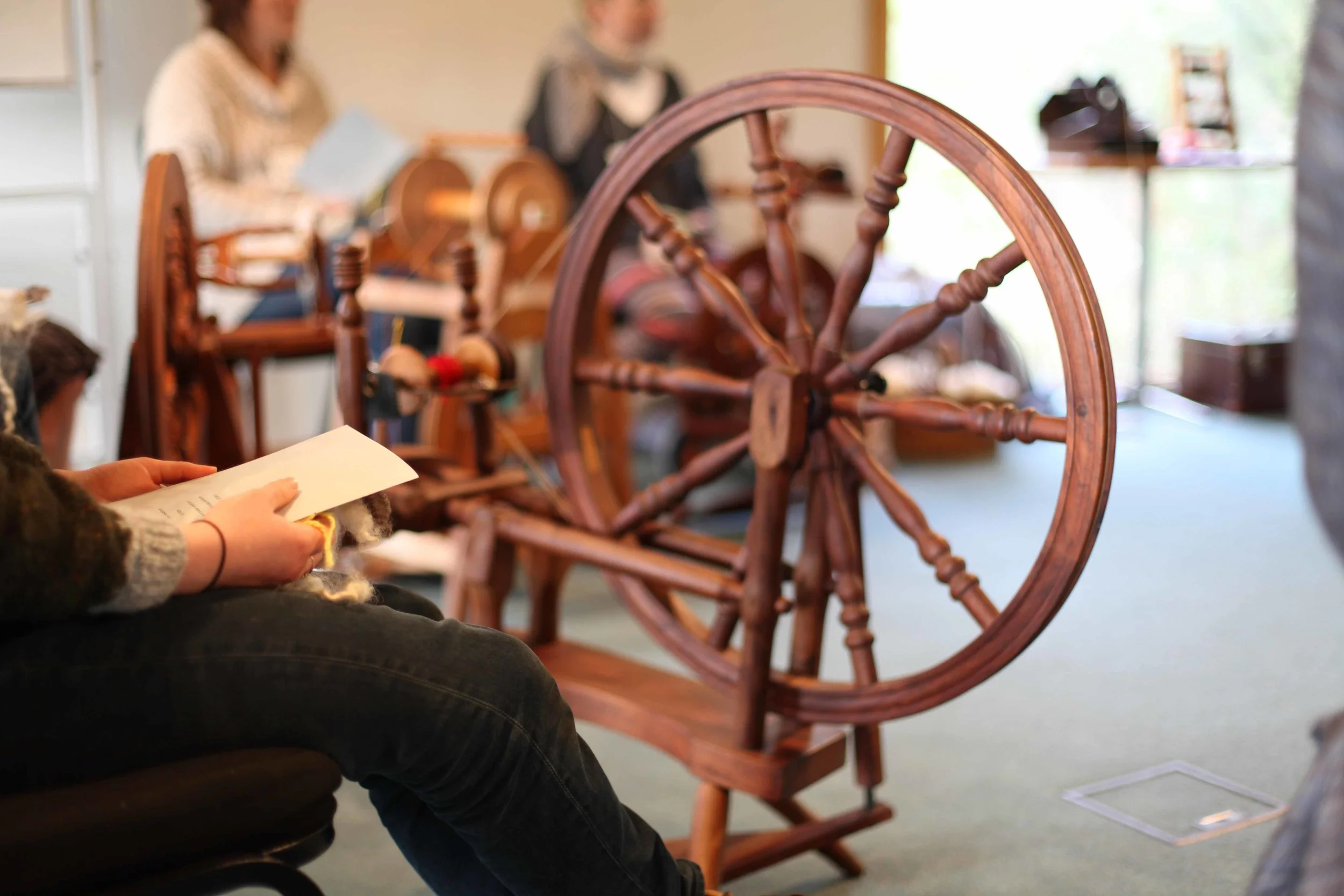 Spinning 101 with Kate and Judy.