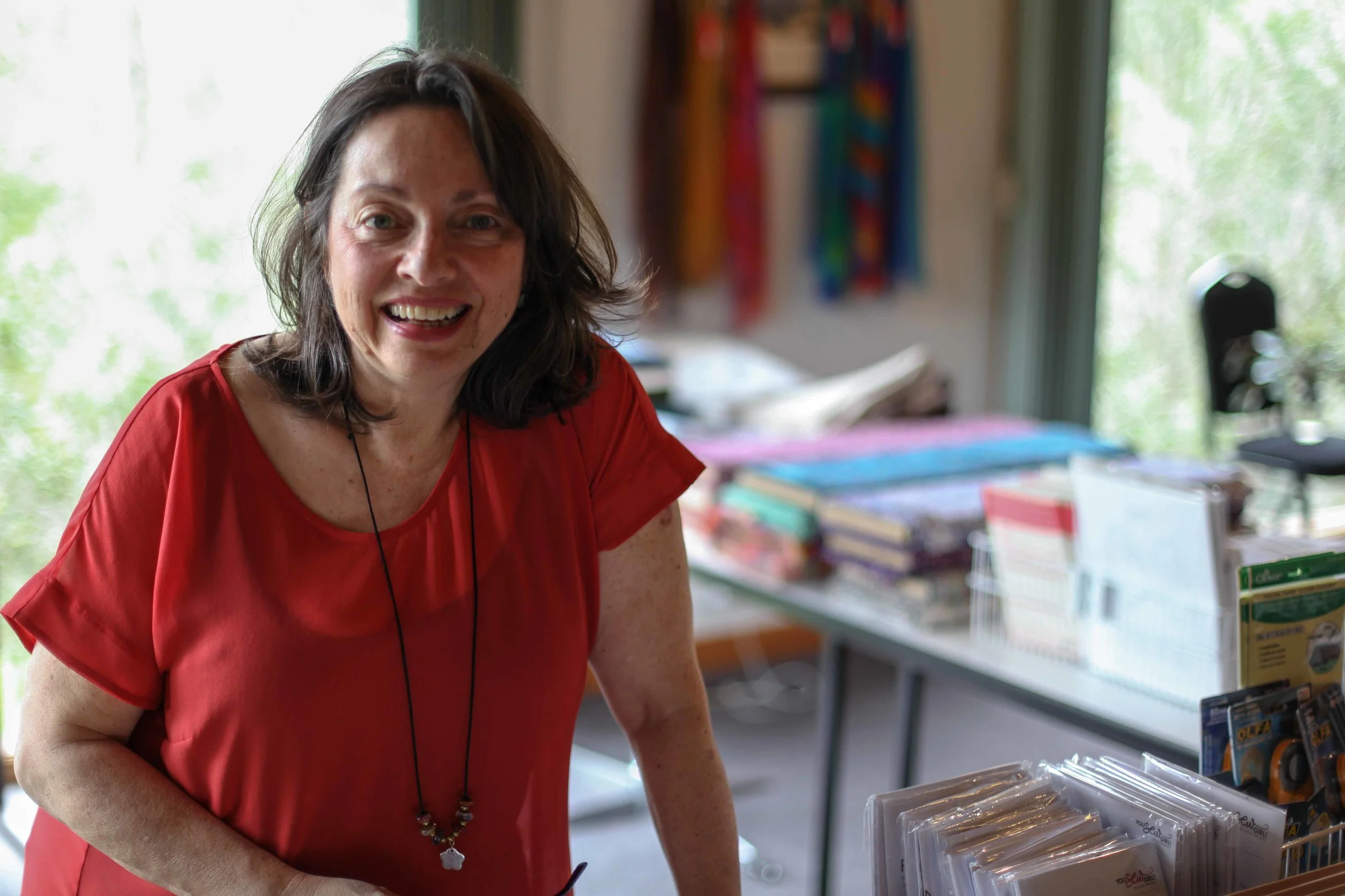 Helene from Stitch 56 who brought her lovely wares to us. 