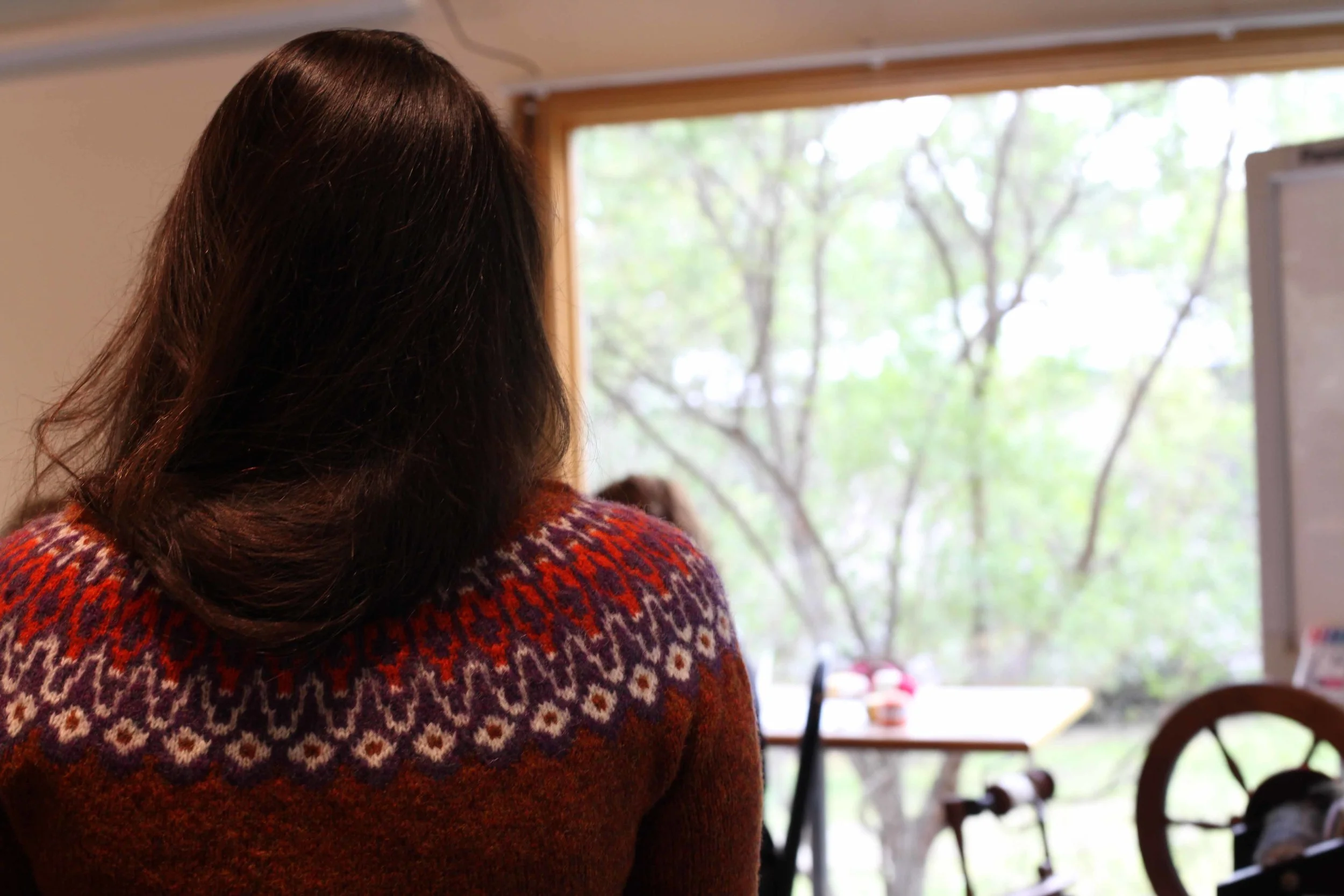 Danielle's gorgeous sweater.