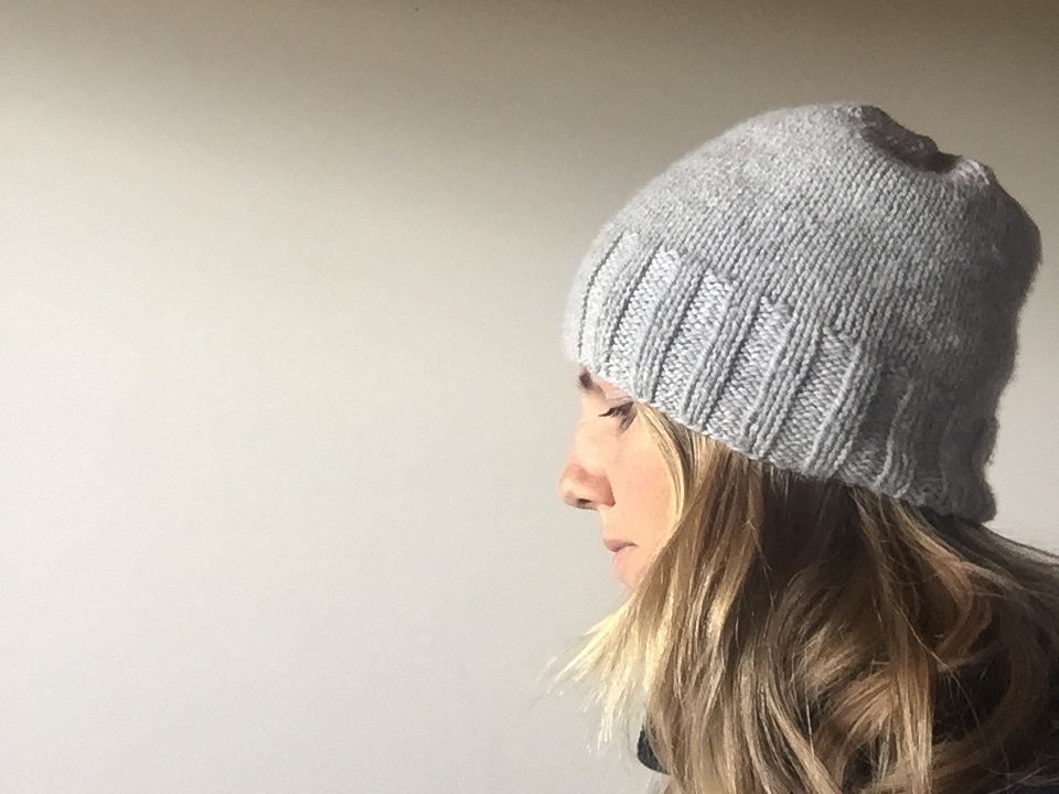 How to knit a hat on round needles
