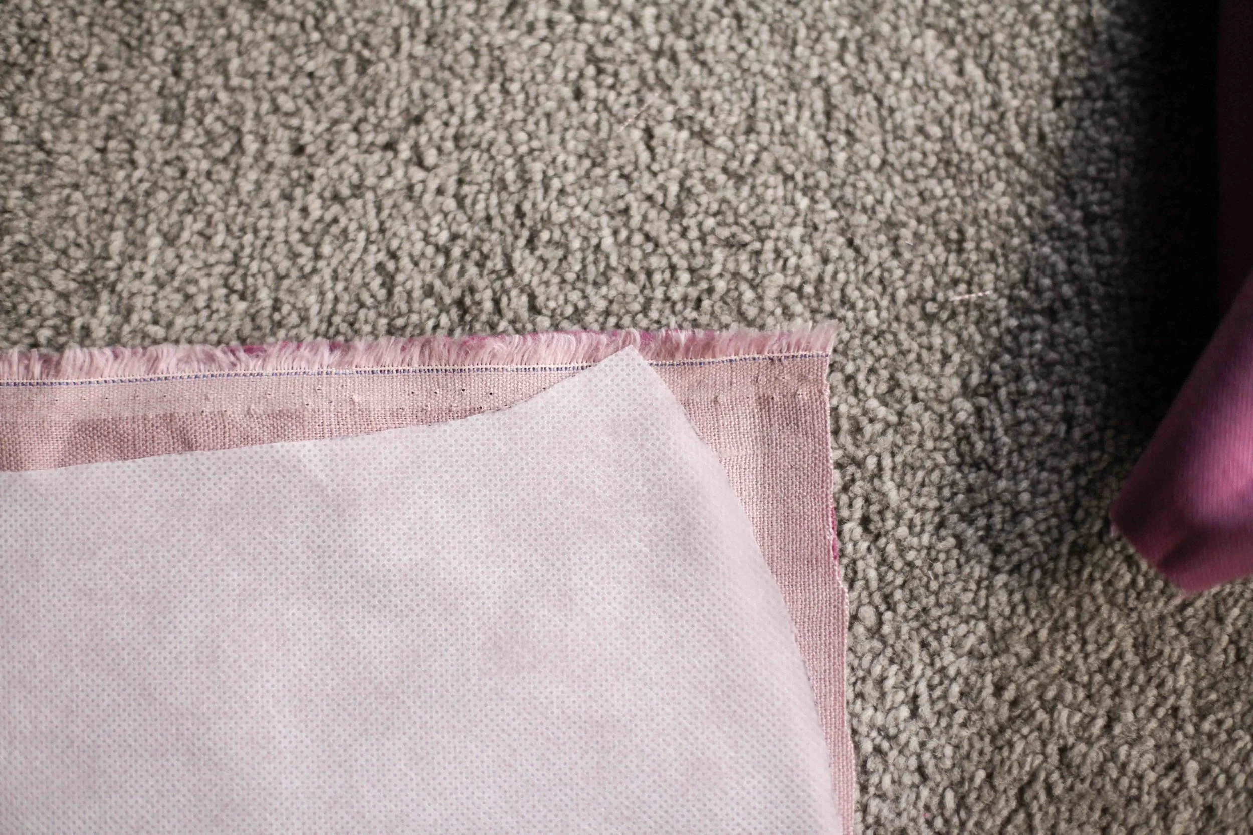 I decided this was too far into the selvedge and so actually shuffled this piece around.