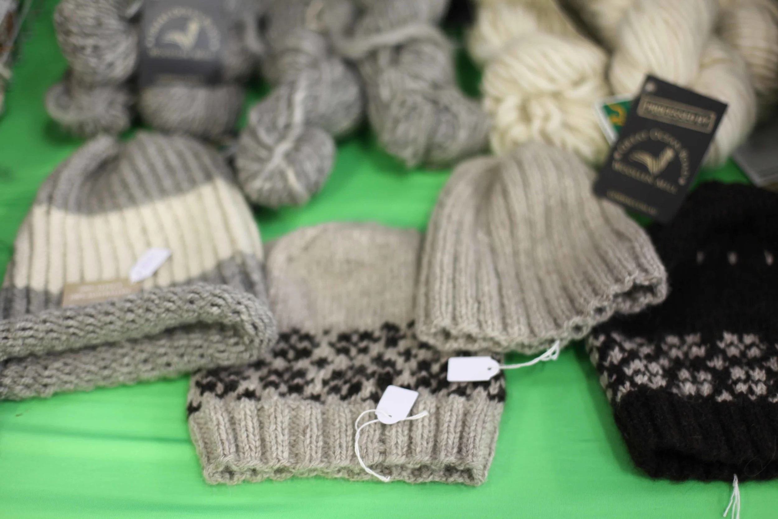Beautiful yarn and knits from Great Ocean Road Mills .
