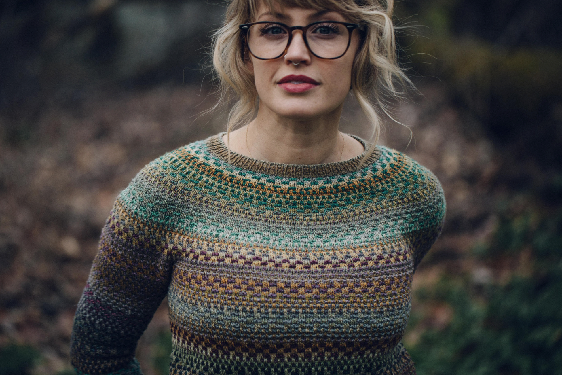 Andrea’s latest Shifty sweater was made for scraps. I’m thinking of using the scraps from the lead photo on this post.