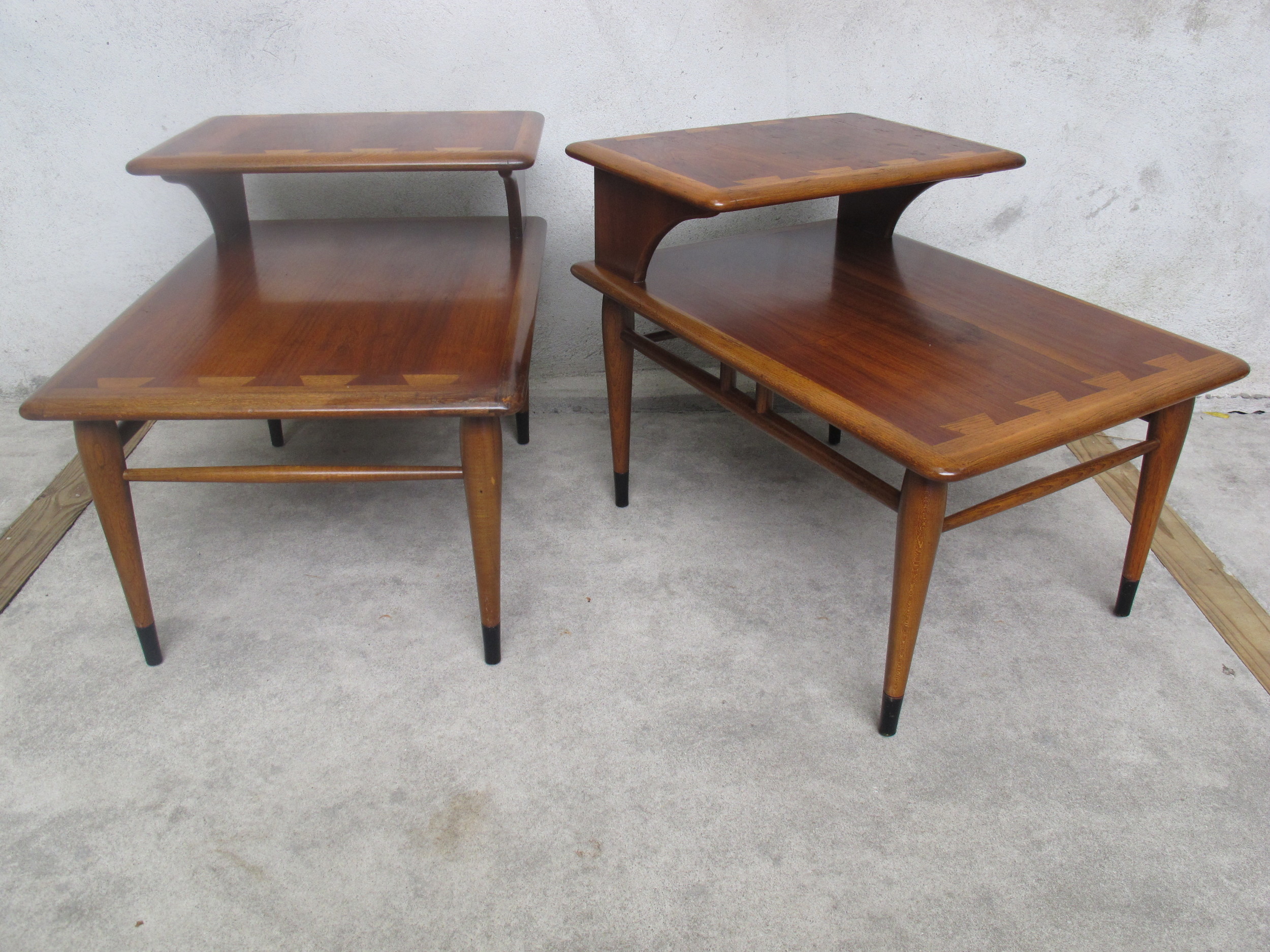 MID CENTURY LANE ACCLAIM END TABLES