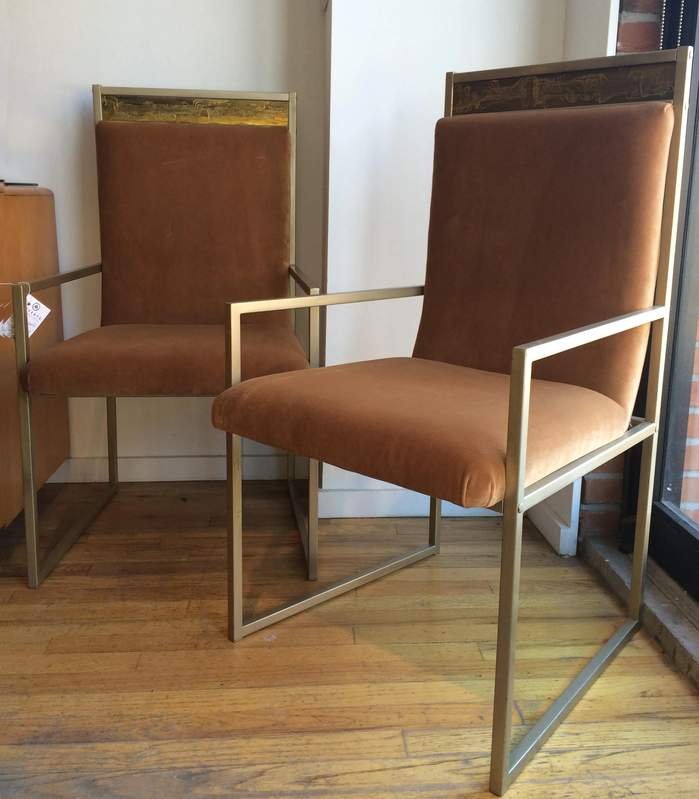 SET OF MASTERCRAFT DINING CHAIRS BY BERNARD ROHNE